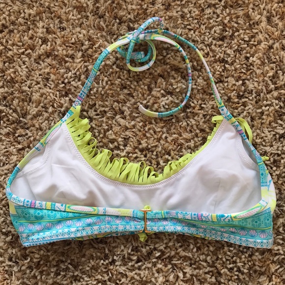 $3 SALE NEW VS swim fringe bikini halter top - Picture 4 of 4